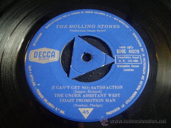 Discos de vinilo: the rolling stones-ep satisfaction-esp 1965 - Foto 2
