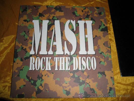 Discos de vinilo: MASK.  ROCK THE DISCO. MAXI- SINGLE.  BLANCO Y NEGRO - Foto 1