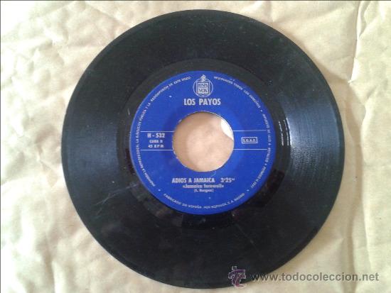 Discos de vinilo: SINGLE LOS PAYOS. HISPAVOX - Foto 1