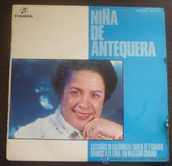 Disques de vinyle: Ni&ntilde;a De Antequera&lrm;&ndash; Casta&ntilde;as De Galarroza - Single Columbia - SCGE 81373 - Espa&ntilde;a 1969