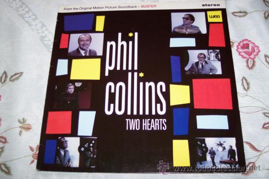 Discos de vinilo: PHIL COLLINS -MAXI-SG- TWO HEARTS / THE ROBBERY (1988) - Foto 1
