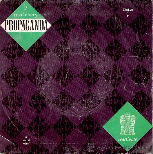 Discos de vinilo: SINGLE VINILO - A&Ntilde;OS 80 - PROPAGANDA - REACTIVATE - Foto 1