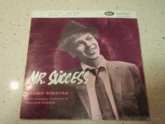 Discos de vinilo: FRANK SINATRA - MR. SUCCESS, DENMARK EP CAPITOL RECORDS - Foto 1