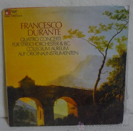 Discos de vinilo: Francesco Durante - Cuatro Conciertos Para Orquesta Y Basso Continuo - LP BASF - Spain 1975