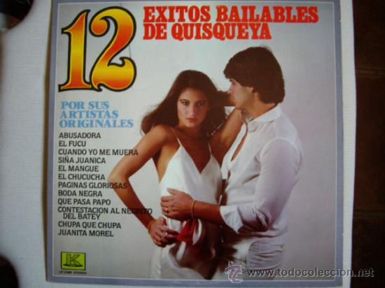 Vinyl records: 12 Exitos bailables de Quisqueya Artistas originales Lp Ed USA 1981