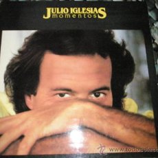 Discos de vinilo: LP-JULIO IGLESIAS-MOMENTOS-CBS-1982-DOBLE CARATULA-LETRA-.. Lote 36637663