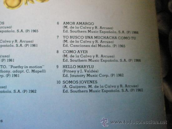Discos de vinilo: LP-VINILO-D&Uacute;O DIN&Aacute;MICO-20 EXITOS DE ORO-1980-EMI/ODEON-. - Foto 3