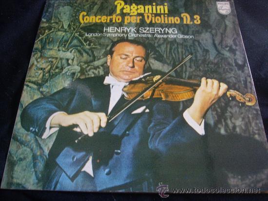 Discos de vinilo: PAGANINI-CONCIERTO PARA VIOLIN N&ordm;3-PHILIPS-PORTADA DESPLEGLABLE-EDIC ESP