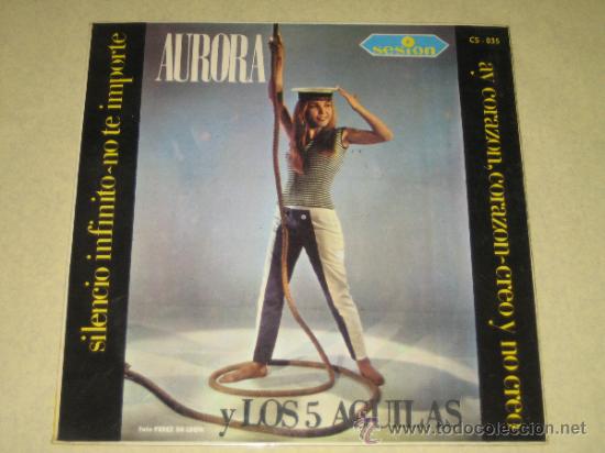 Discos de vinilo: AURORA Y LOS 5 AGUILAS  - 1966 - VINILO COMO NUEVO - Foto 1