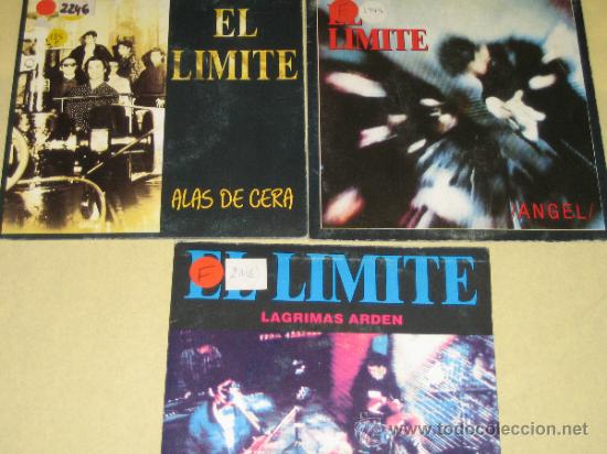 Discos de vinilo: EL LIMITE - LOTE DE 3 SINGLES - Foto 1