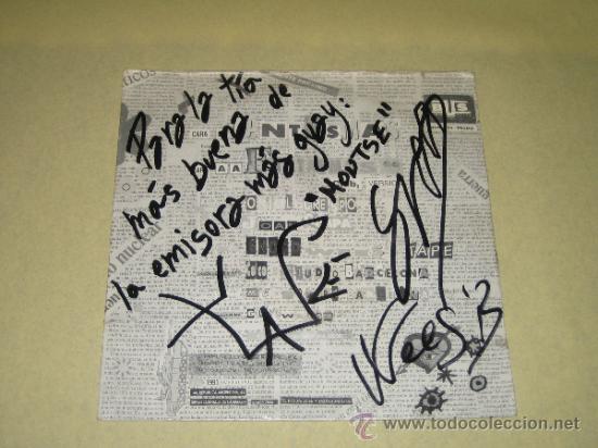 Disques de vinyle: MAYORIA ABSOLUTA - PROMO UNA CARA - FIRMADO POR SUS COMPONENTES