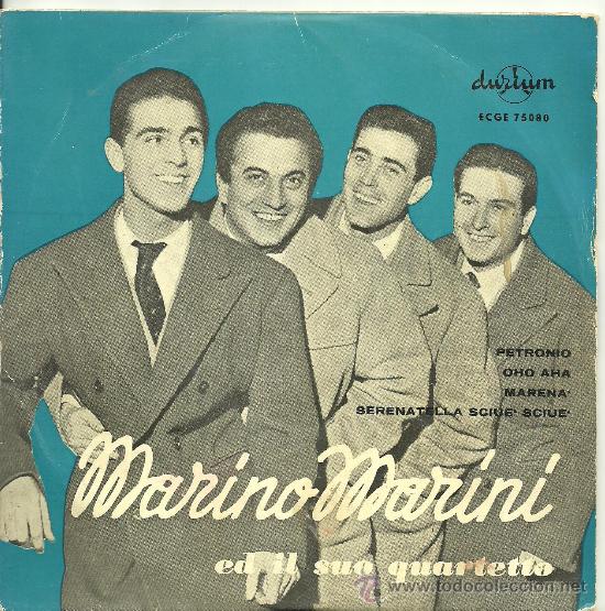 Discos de vinilo: MARINO MARINI Y SU CUARTETO Petronio + 3 RARO EP DURIUM SPAIN 1957 @