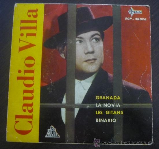 Dischi in vinile: CLAUDIO VILLA - GRANADA +3 - EP SAEF CETRA 1961 - SI