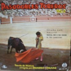 Discos de vinilo: PASODOBLES TOREROS SINGLE