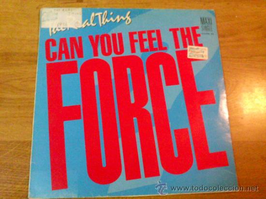 Discos de vinilo: THE REAL THING. CAN YOU FEEL THE FORCE? - Foto 1
