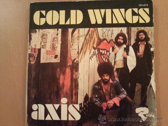 Discos de vinilo: AXIS - GOLD WINGS - SINGLE RARO EDICION FRANCESA DE ROCK PROGRESIVO GRIEGO - Foto 1