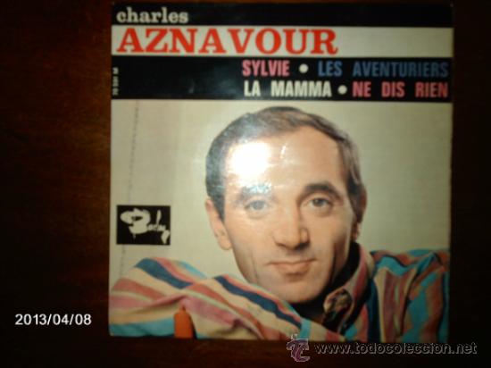 Discos de vinilo: charles aznavour  -  sylvie  + 3 - Foto 1