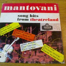 Discos de vinilo: MANTOVANI AND HIS ORCHESTRA. SONG HITS FROM THEATRELAND.