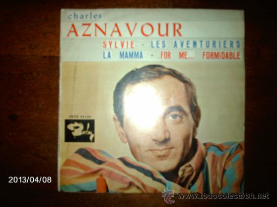 Discos de vinilo: charles aznavour  -  sylvie  + 3 - Foto 1