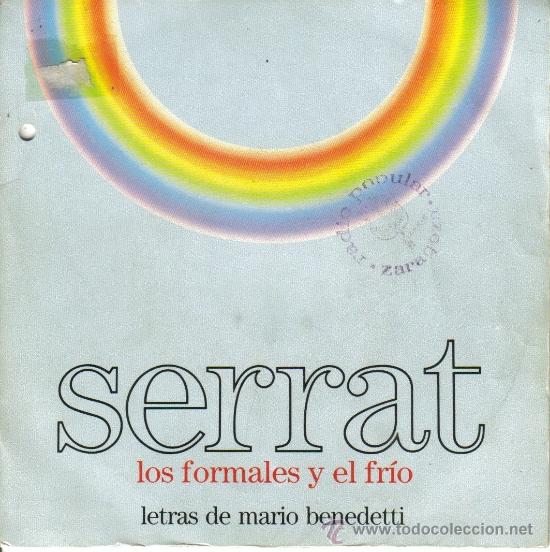 Discos de vinil: JOAN MANUEL SERRAT-LOS FORMALES Y EL FRIO + HAGAMOS UN TRATO SINGLE VINILO 1986 PROMOCIONAL SPAIN