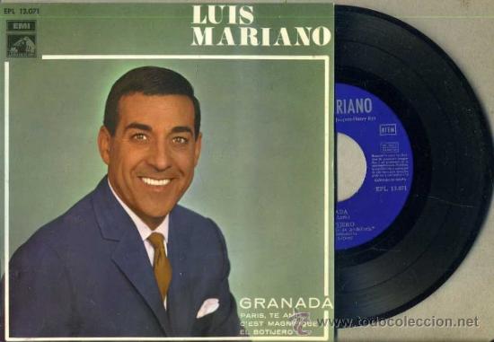 Discos de vinilo: LUIS MARIANO : GRANADA (1958) - Foto 1