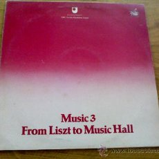 Discos de vinilo: FROM LISZT TO MUSIC HALL. MUSIC 3