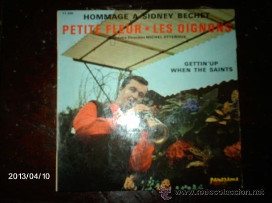 Discos de vinilo: hommage a sidney bechet  - petite fleur + 3 - Foto 1