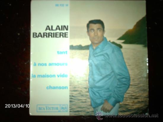 Discos de vinilo: alain barriere  -  tant  + 3 - Foto 1