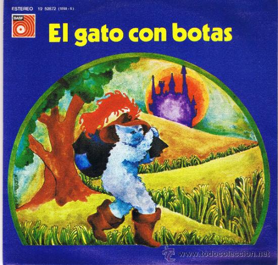 EL GATO CON BOTAS - CASAS AUGÈ - PILAR VILLUENDAS - MATÍAS GUIÚ - 1974 (Música - Discos - Singles Vinilo - Música Infantil)