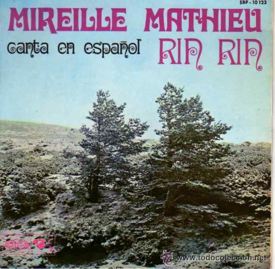 Discos de vinilo: Mireille Mathieu canta en espa&ntilde;ol 7 EP Rin rin - Foto 1