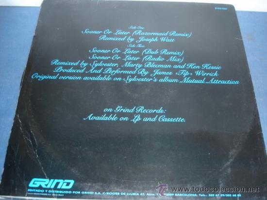 Discos de vinilo: SYLVESTER  SOONER OR LATER - Foto 2