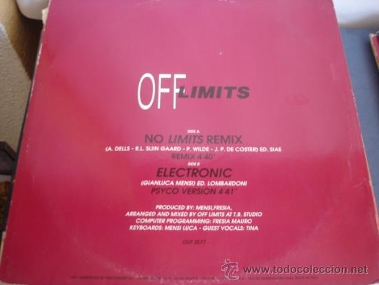 Discos de vinilo: OFF LIMITS  NO LIMITS  feat  Tina - Foto 2