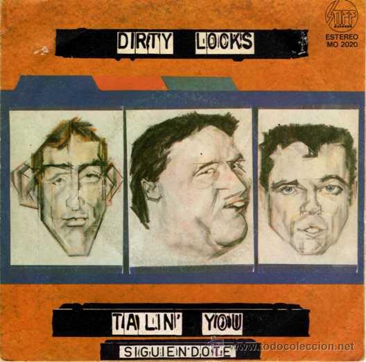Discos de vinilo: DIRTY LOOKS - Tailinyou / Automatic pilot (Single 45 rpm) - Foto 1