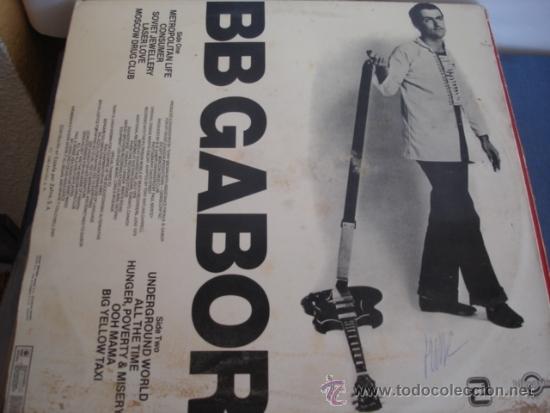 Discos de vinilo: BB GABOR  BB GABOR  LP - Foto 2