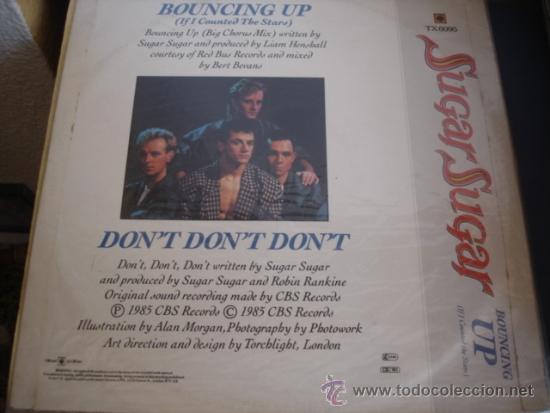 Discos de vinilo: SUGAR SUGAR  BOUNCING UP - Foto 2