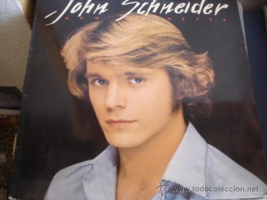 Discos de vinilo: JOHN SCHNEIDER  NOW OR NEVER - Foto 1