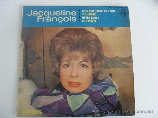 Dischi in vinile: JACQUELINE FRAN&Ccedil;OISE - C'EST BON QUAND ON S'AIME + 3 EP MADE IN FRANCE