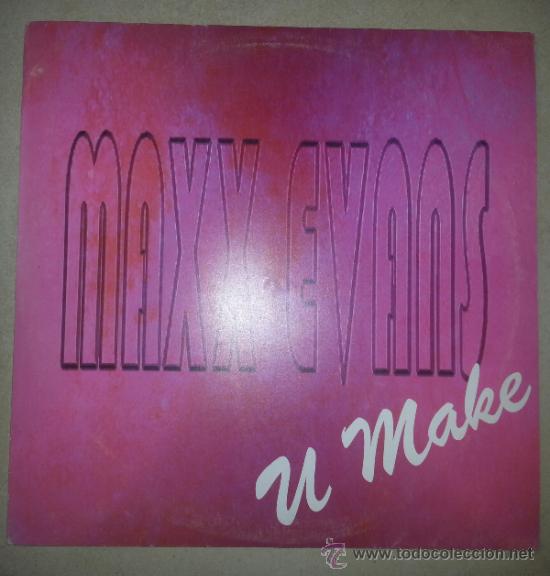 Discos de vinilo: MAXX EVANS U MAKE CONTRASE&Ntilde;A RECORDS 1997 ELECTRONIC PROGRESSIVE TRANCE - Foto 1