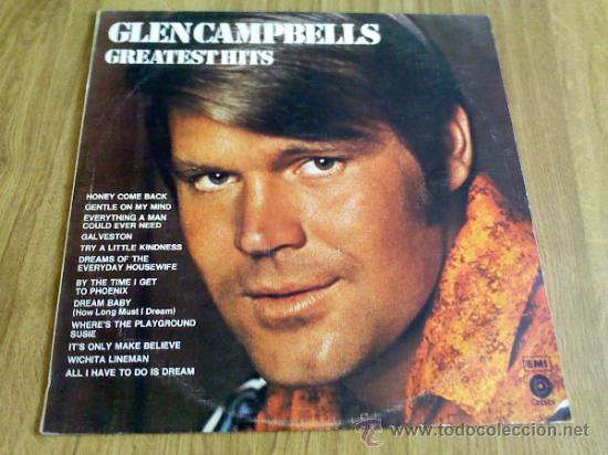 Discos de vinilo: GLEN CAMPBELLS. GREATEST HITS. EDICION INGLESA. - Foto 1