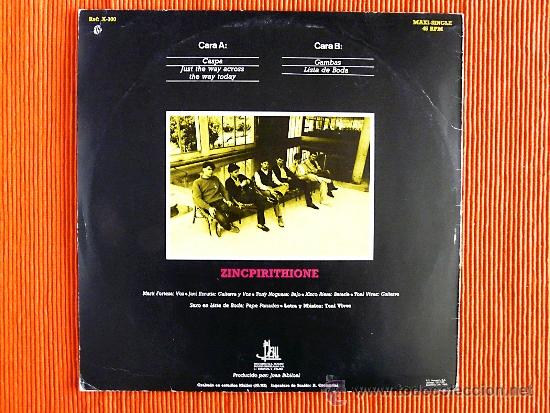 Discos de vinilo: ZINCPIRITHIONE - CASPA VINILO 12&rdquo; Maxi - Foto 2