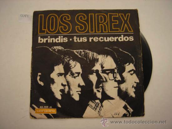 Discos de vinilo: Single LOS SIREX, Brindis. - Foto 1