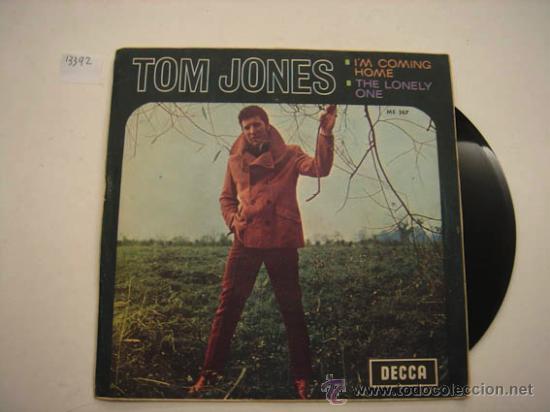 Discos de vinilo: Single TOM JONES, Im coming home. - Foto 1
