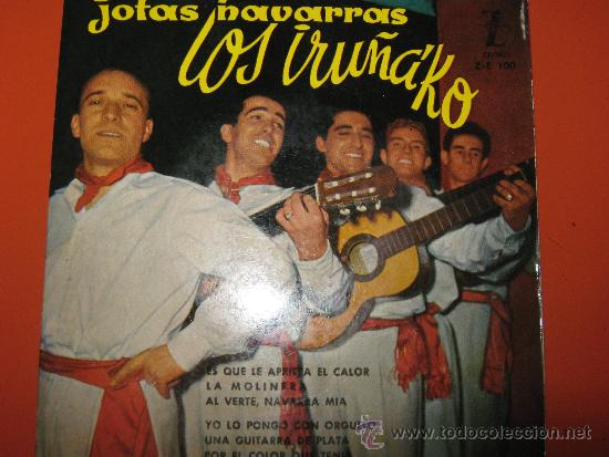 Discos de vinilo: jotas navarras. los iru&ntilde;ako - Foto 1