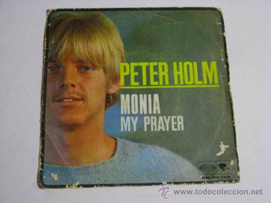 Discos de vinilo: Single PETER HOLM, Monia my prayer. - Foto 1