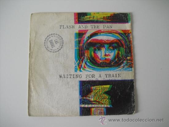 Discos de vinilo: Flash and The Pan - Waiting for a train. Epic 1983 - Foto 1