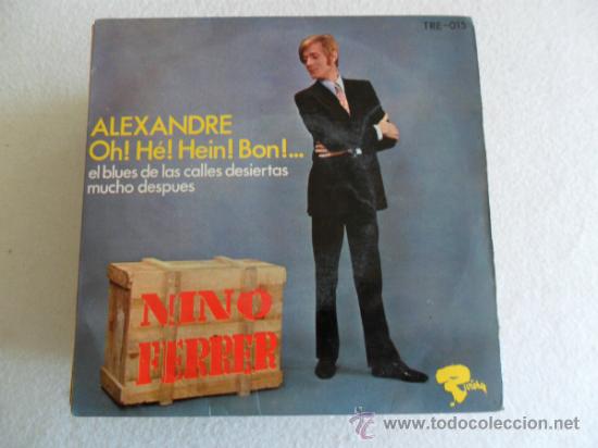 Discos de vinilo: NINO FERRER - ALEXANDRE + 3 EP 1968 - Foto 1
