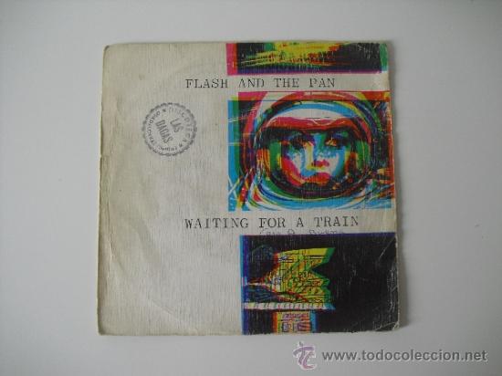 Discos de vinilo: Flash and The Pan - Waiting for a train. Epic 1983 - Foto 3