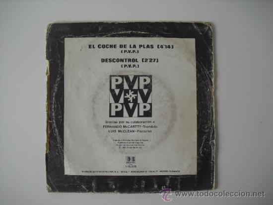 Discos de vinilo: PVP El coche de la plas. Descontrol. Belter 1982 - Foto 2