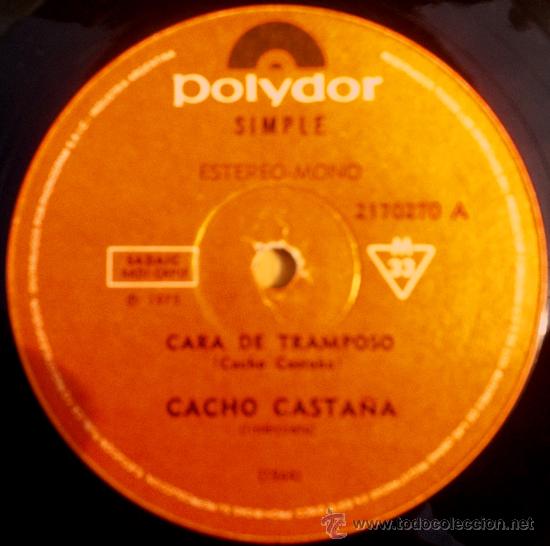 Discos de vinilo: Cuatro sencillos argentinos de Cacho Casta&ntilde;a - Foto 3