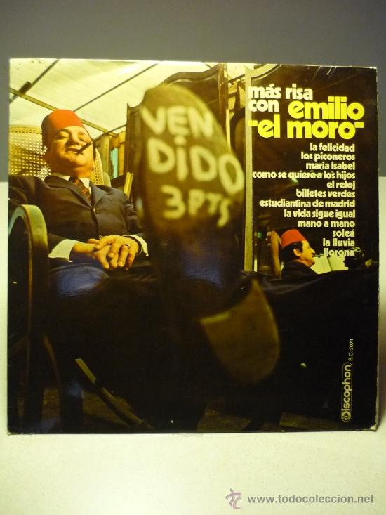 Discos de vinilo: EMILIO EL MORO M&aacute;s risa con Emilio el moro - Foto 1